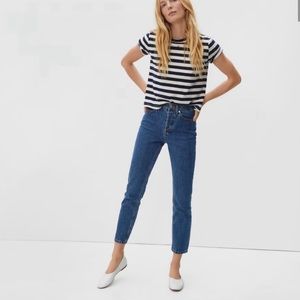 Everlane The Cheeky Jean 90s style straight high waist